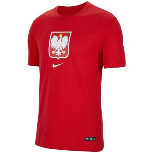 Kleidung Jungen T-Shirts Nike JR Polska Crest Rot