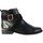 Schuhe Damen Boots The Divine Factory 153640 Schwarz