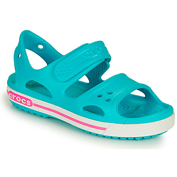 Schuhe Kinder Sandalen / Sandaletten Crocs CROCBAND II SANDAL PS Blau / Rosa