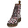 Schuhe Damen Boots Dr. Martens 1460 PASCAL Schwarz / Weiss / Rot