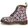 Schuhe Damen Boots Dr. Martens 1460 PASCAL Schwarz / Weiss / Rot