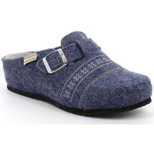 Schuhe Damen Pantoffel Grunland DSG-CI2797 Blau
