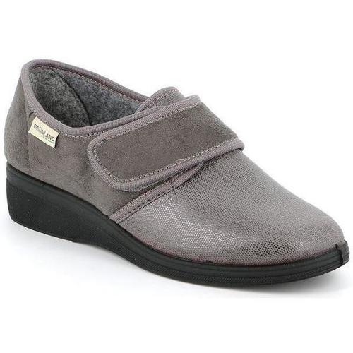 Schuhe Damen Hausschuhe Grunland DSG-PA0598 Grau