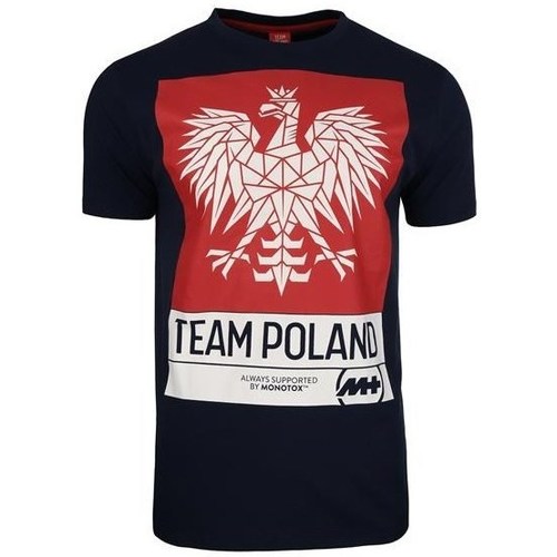 Kleidung Herren T-Shirts Monotox Eagle Stamp Schwarz, Rot, Weiß