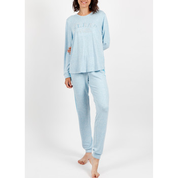 Kleidung Damen Pyjamas/ Nachthemden Admas Homewear-Pyjamahosen Schlaf- Blau