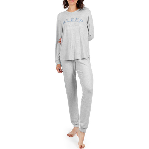 Kleidung Damen Pyjamas/ Nachthemden Admas Homewear-Pyjamahosen Schlaf- Grau