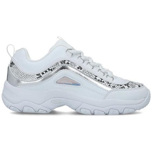 Schuhe Damen Sneaker Low Fila Strada Wmn Weiß, Silber