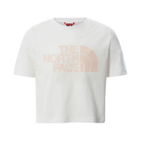 Kleidung Mädchen T-Shirts The North Face EASY CROPPED TEE Weiss