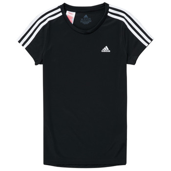 Kleidung Mädchen T-Shirts Adidas Sportswear G 3S T Schwarz