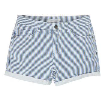 Kleidung Mädchen Shorts / Bermudas Deeluxe BILLIE Weiss / Blau