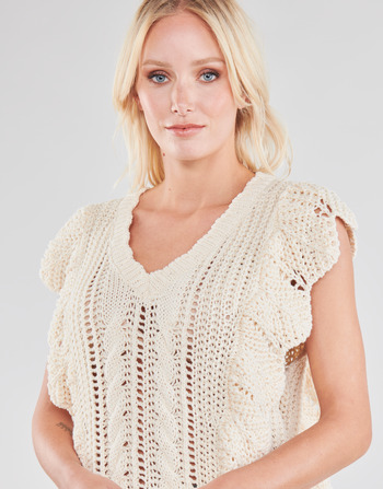 Cream ANNOLINA KNIT SLOPOVER Weiss