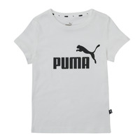Kleidung Mädchen T-Shirts Puma ESS TEE Weiss