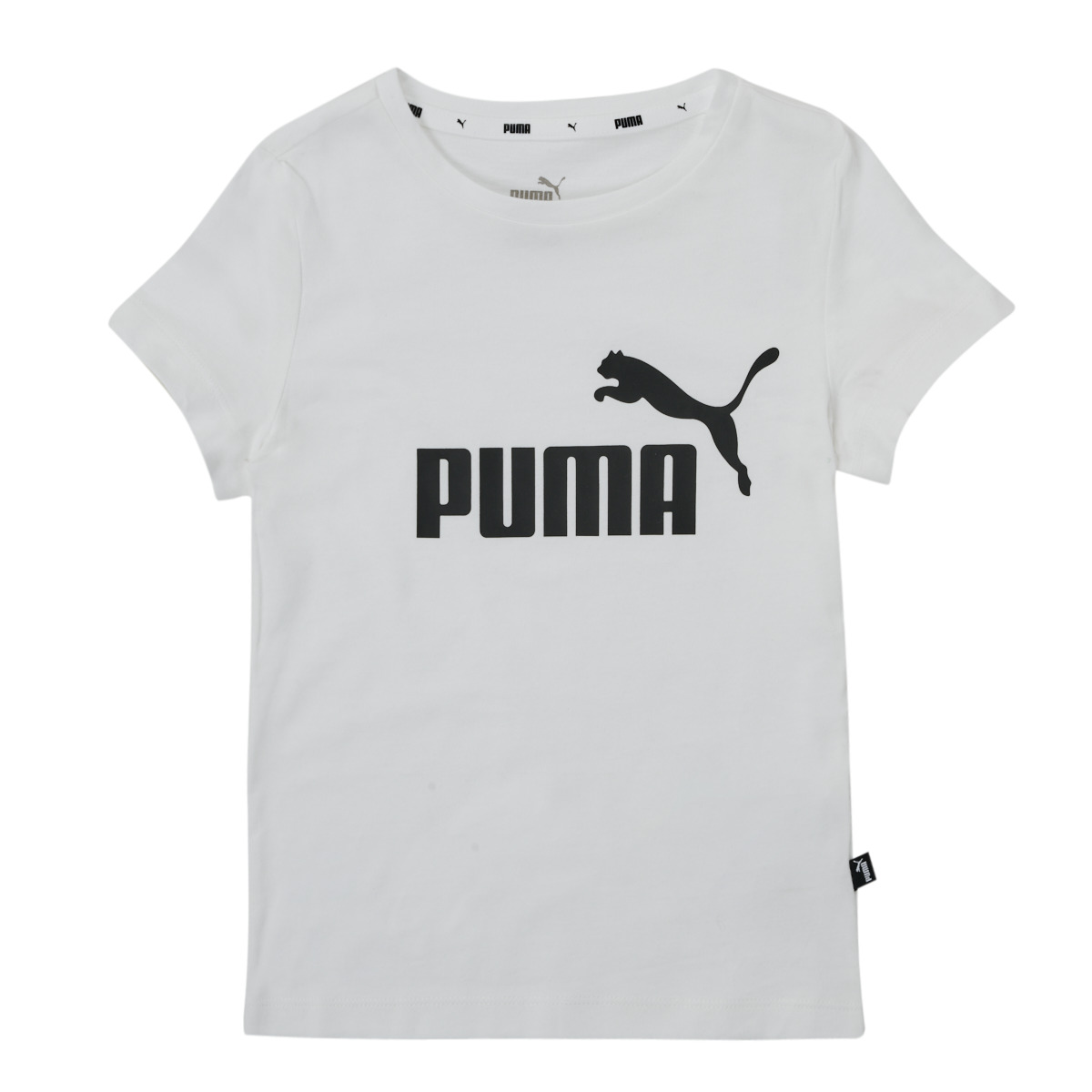 Kleidung Mädchen T-Shirts Puma ESS TEE Weiss