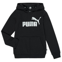 Kleidung Mädchen Sweatshirts Puma ESS FZ HOODY Schwarz