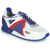 Schuhe Herren Sneaker Low Emporio Armani EA7 SAPONI Weiss / Blau / Rot