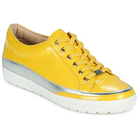 Schuhe Damen Sneaker Low Caprice 23654-613 Gelb / Silbern