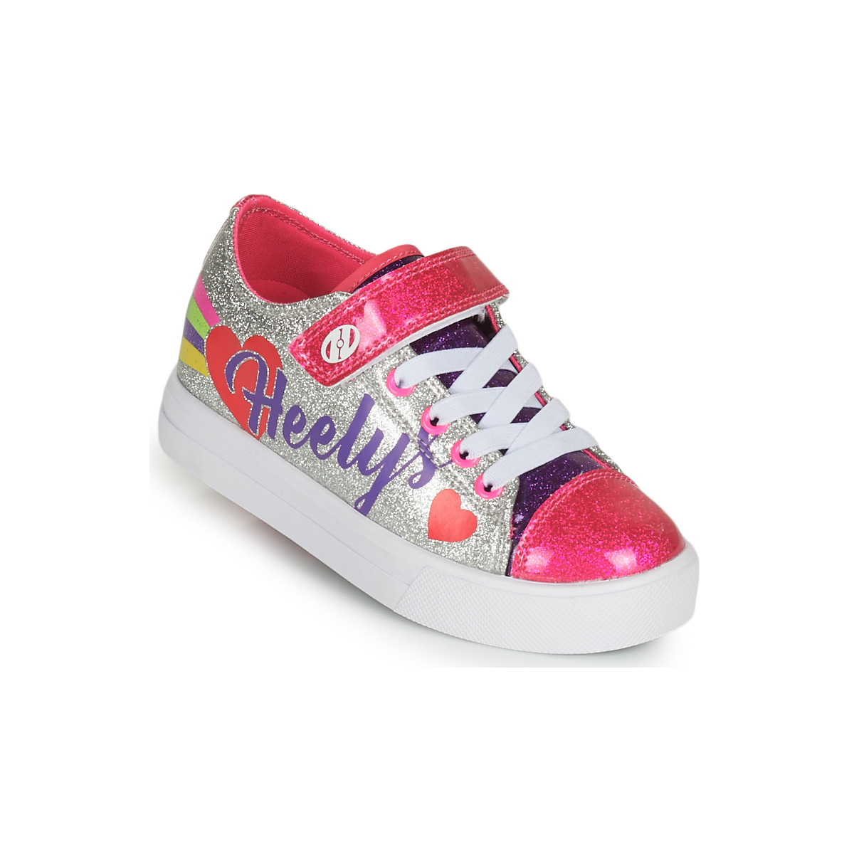 Schuhe Mädchen Rollschuhe Heelys SNAZZY X2 Silbern / Multicolor