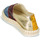 Schuhe Damen Leinen-Pantoletten mit gefloch Desigual SELVA PATCH Multicolor