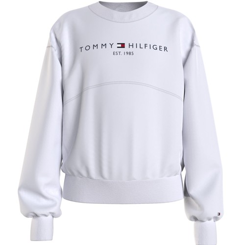 Kleidung Mädchen Sweatshirts Tommy Hilfiger THUBOR Weiss