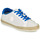 Schuhe Damen Leinen-Pantoletten mit gefloch Pataugas PALOMA F2F Weiss / Blau