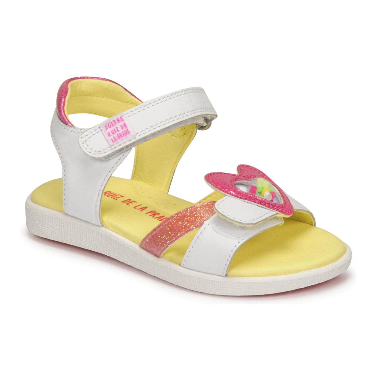 Schuhe Mädchen Sandalen / Sandaletten Agatha Ruiz de la Prada AITANA Weiss