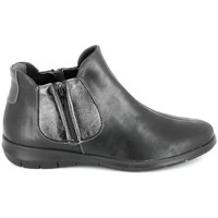 Schuhe Damen Low Boots Boissy 66000 Noir Schwarz