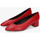 Schuhe Damen Pumps St Gallen 1001-856 Rot