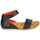 Schuhe Damen Sandalen / Sandaletten Art CRETA Schwarz / Rot