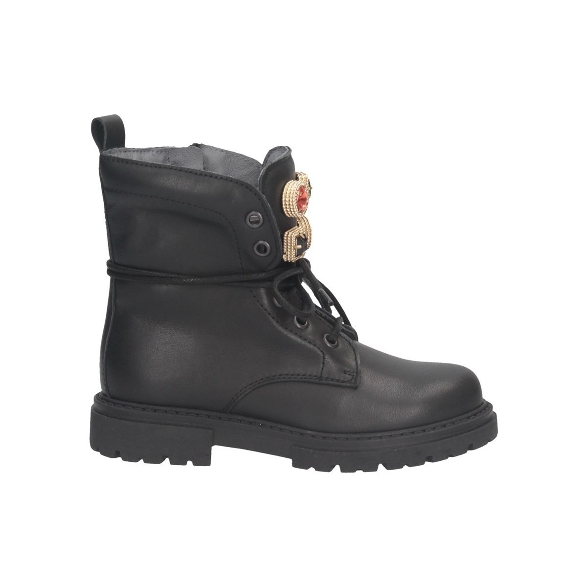 Schuhe Mädchen Low Boots Dianetti Made In Italy I9893S Stiefel Kind SCHWARZ Schwarz