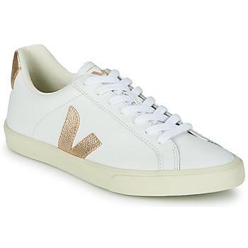 Schuhe Damen Sneaker Low Veja ESPLAR LOGO Weiss / Gold