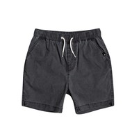 Kleidung Jungen Shorts / Bermudas Quiksilver TAXER WS Schwarz