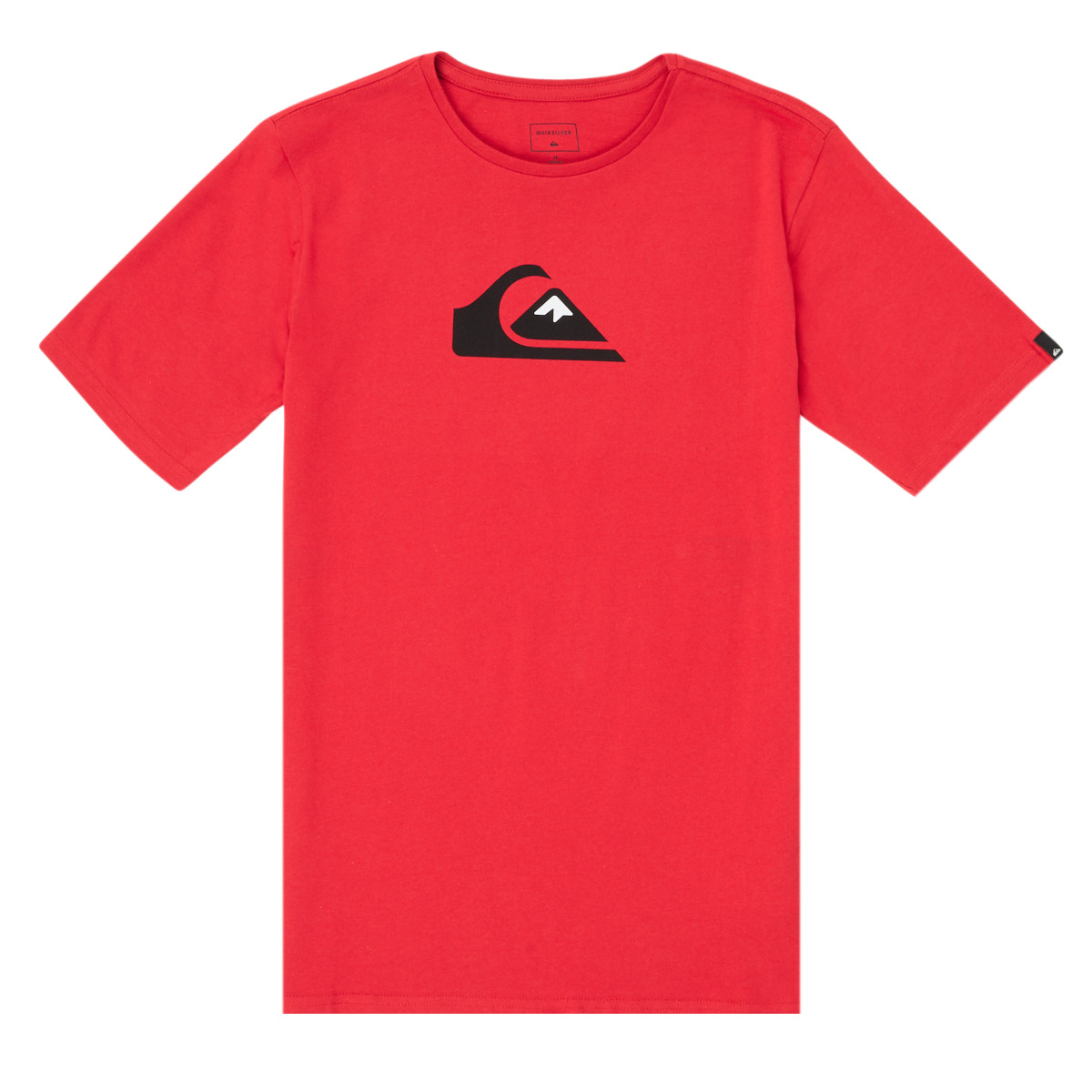 Kleidung Jungen T-Shirts Quiksilver COMP LOGO Rot
