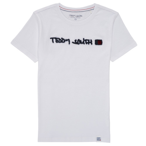 Kleidung Jungen T-Shirts Teddy Smith TCLAP Weiss