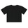 Kleidung Mädchen T-Shirts Calvin Klein Jeans CK REPEAT FOIL BOXY T-SHIRT Schwarz
