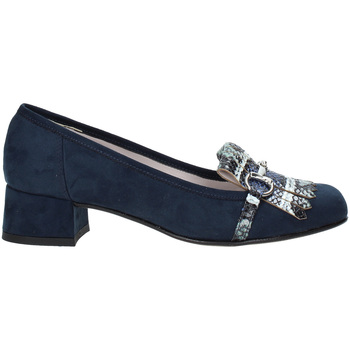 Schuhe Damen Slipper Grace Shoes 171002 Blau