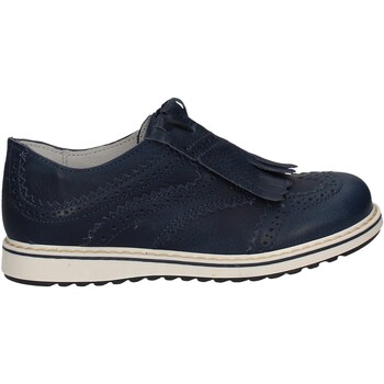 Schuhe Kinder Leinen-Pantoletten mit gefloch Melania ME6077F7E.B Blau