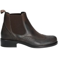 Schuhe Damen Boots Mally 4591 Braun