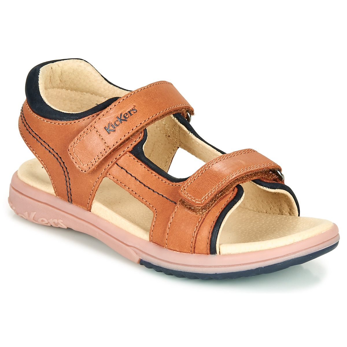 Schuhe Jungen Sandalen / Sandaletten Kickers PLATINO Camel