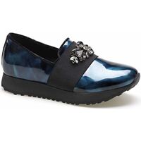 Schuhe Damen Slip on Apepazza MCT16 Blau