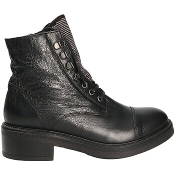 Schuhe Damen Low Boots Mally 6019 Schwarz