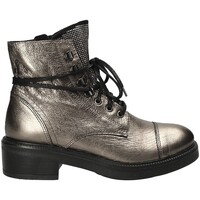 Schuhe Damen Low Boots Mally 6019 Grau