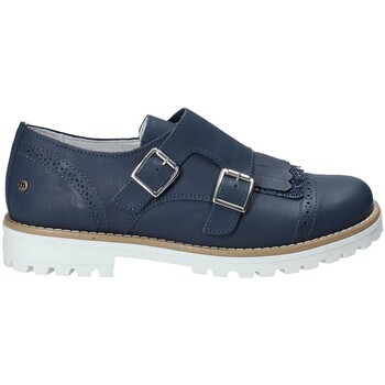 Schuhe Kinder Leinen-Pantoletten mit gefloch Melania ME6084F8E.C Blau