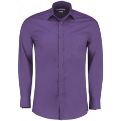 Kleidung Herren Langärmelige Hemden Kustom Kit K142 Violett