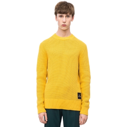 Calvin Klein Jeans K10K102731 Gelb - Kleidung Pullover Herren 7600 