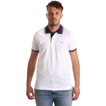 Kleidung Herren T-Shirts & Poloshirts Key Up 2Q62G 0001 Weiss