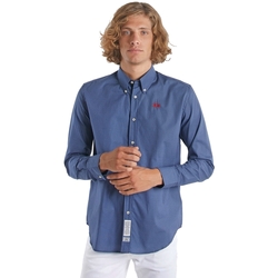 Kleidung Herren Langärmelige Hemden La Martina OMC015 PP461 Blau
