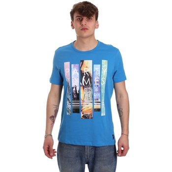 Kleidung Herren T-Shirts & Poloshirts Gaudi 011BU64028 Blau