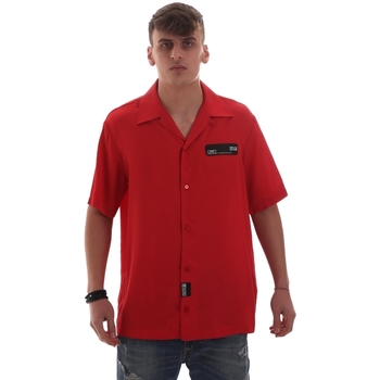 Kleidung Herren Kurzärmelige Hemden Versace B1GVB60207619537 Rot