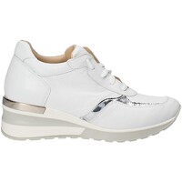 Schuhe Damen Sneaker Low Exton E06 Weiss