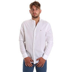 Kleidung Herren Langärmelige Hemden Les Copains 9U2722 Weiß